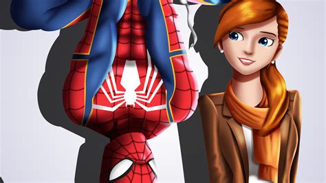 mary jane watson and spiderman